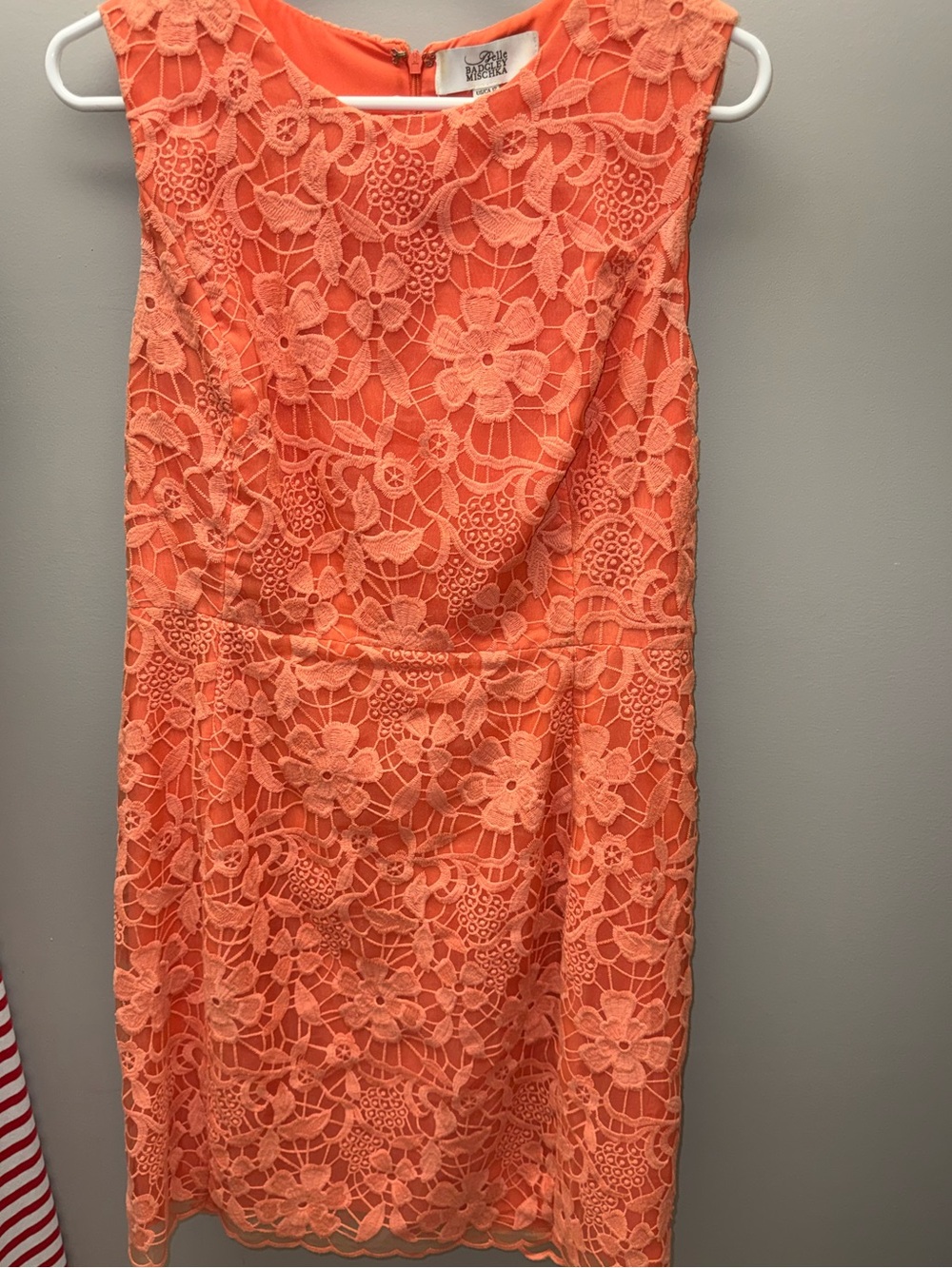 belle badgley mischka dress